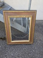 Vintage Holz Bilderrahmen, goldfarben, Top Zustand!