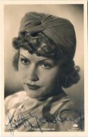 Hilde Weissner 1909-87 Autogramm signiert Vintage Foto 9x14c