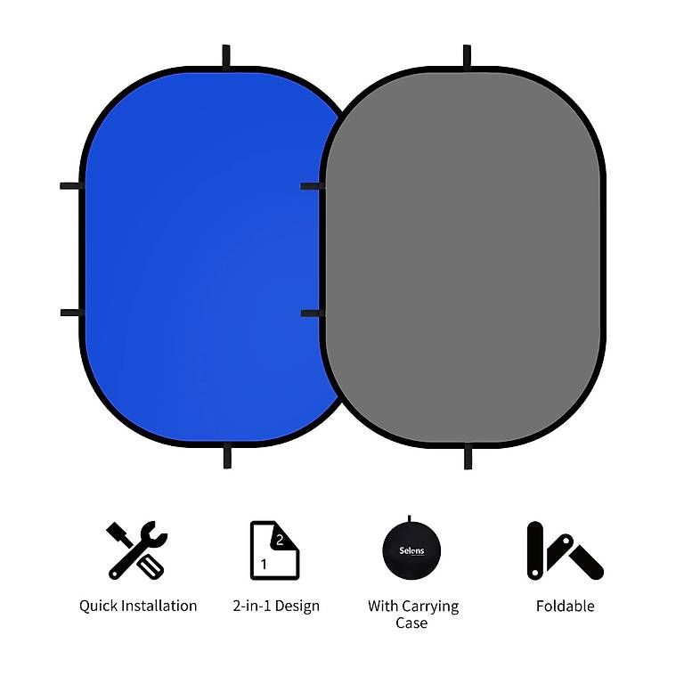Altri Accessori: Pop up blue screen 1m x 1.5m – Nuovo (secondo la descrizione) da Bätterkinden venduto da br0oxy