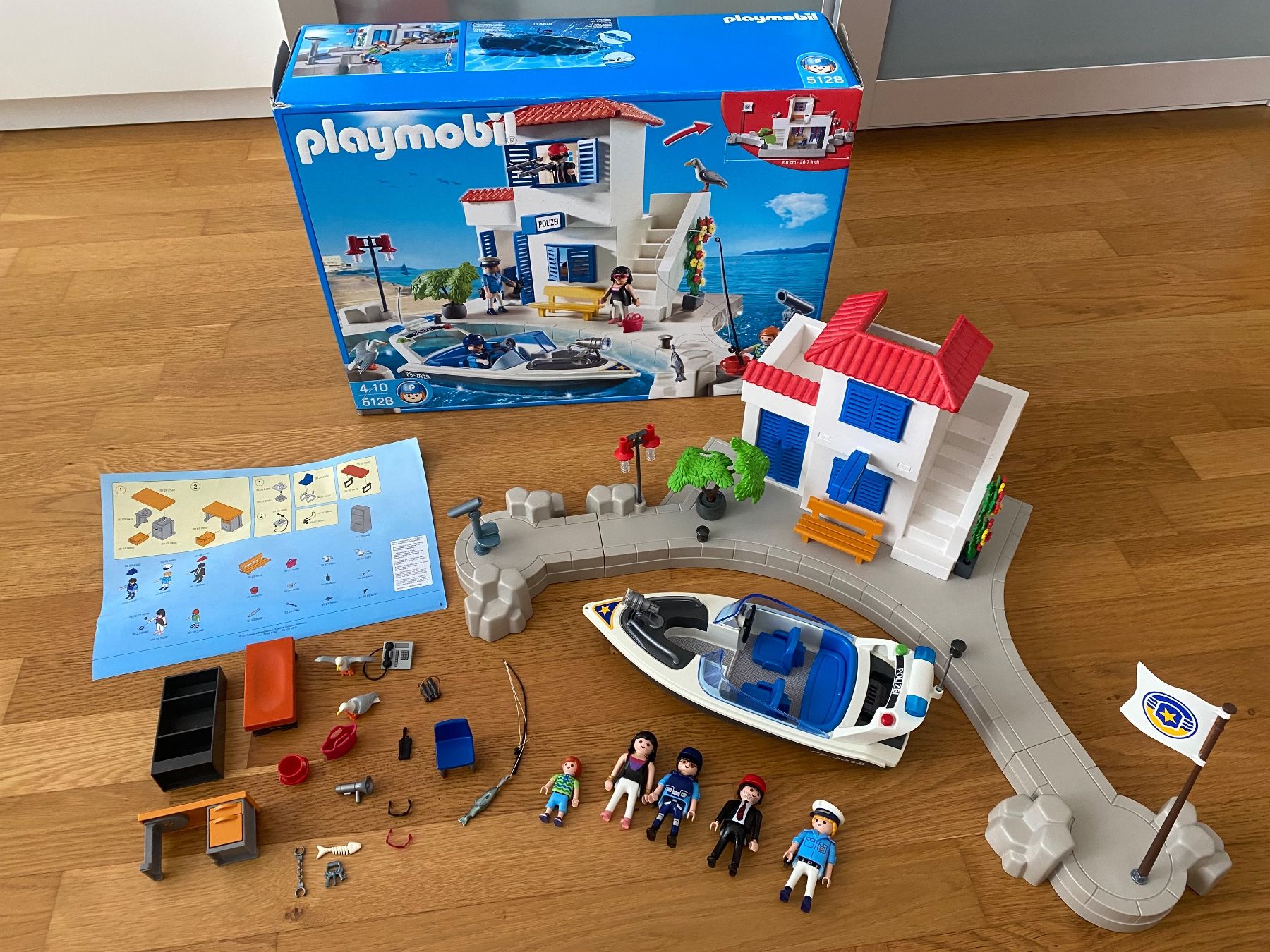 Playmobil Giocattoli: Playmobil Hafenpolizei mit Schnellboot – Usato da Riedholz venduto da lenibeni03