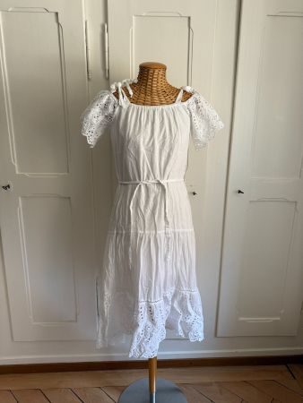 mbyM - Hippie Kleid weiss S