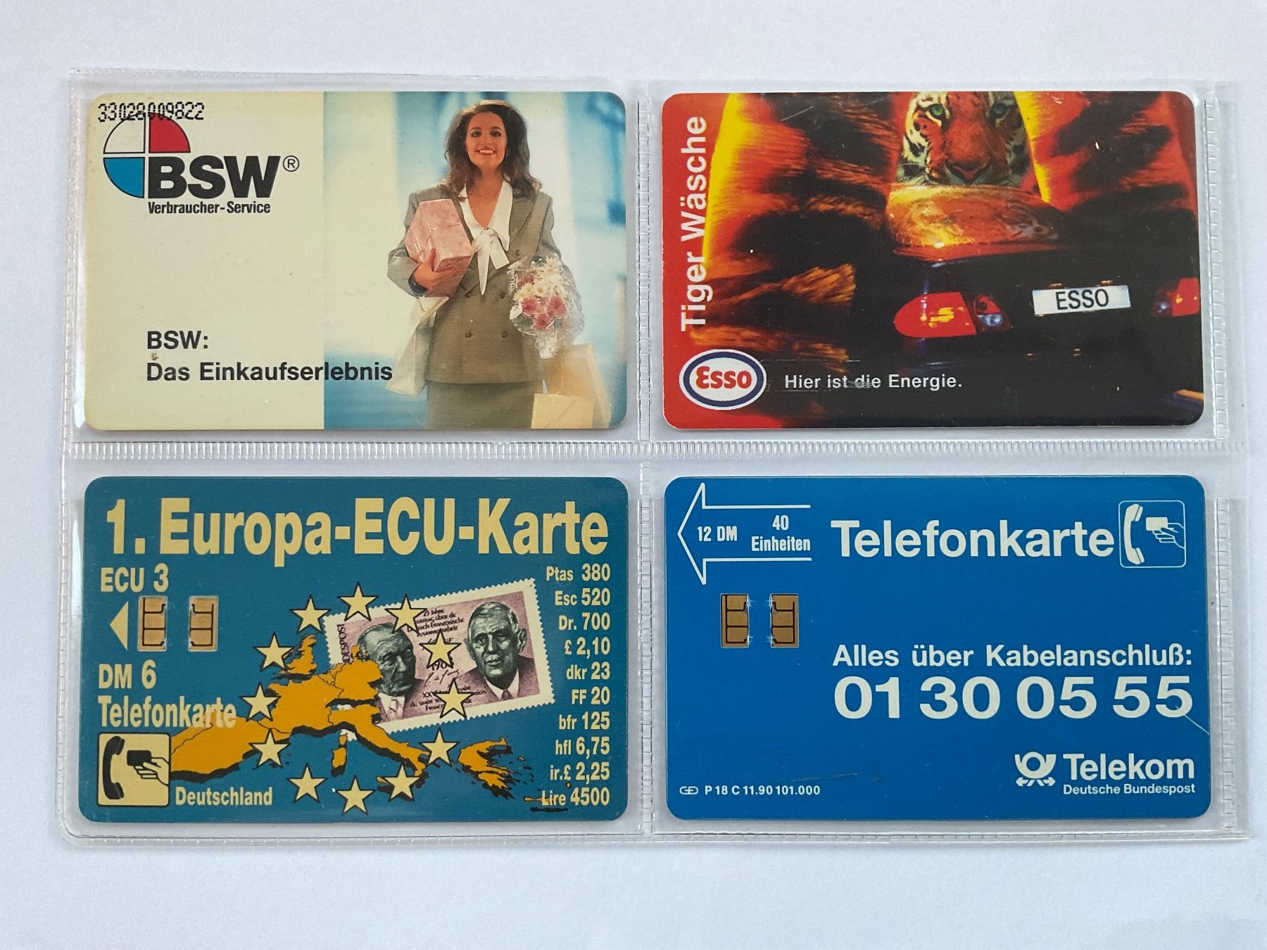 Schede telefoniche: 4 Telefonkarten Deutschland – Usato da Winterthur venduto da Grapp75 1