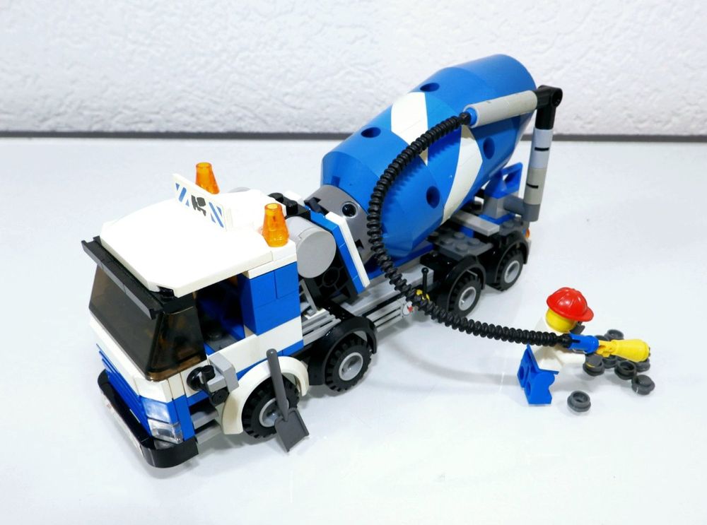 WADER Betonmischer Spielzeug 50cm - City Truck Mit Drehbarer Trommel