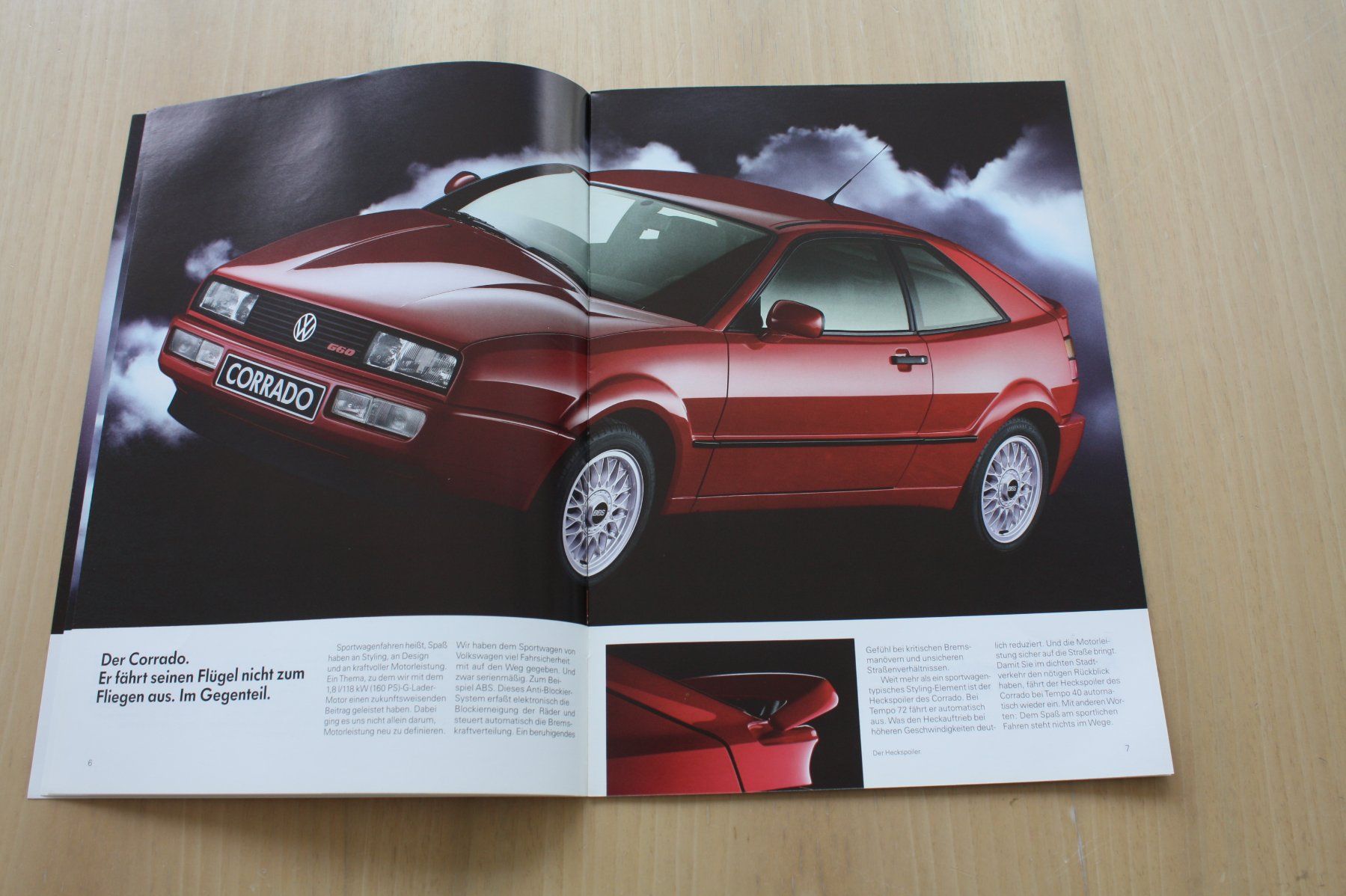 VW Documenti: VW Corrado Prospekt 1/1991 – Usato da Wikon venduto da erwin400 3