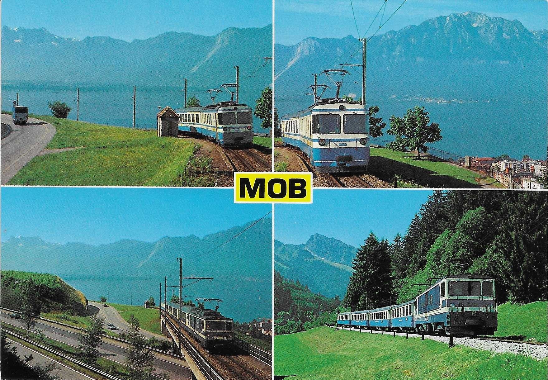Cartoline postali: Montreux-Oberland Bernois MOB – Nuovo (secondo la descrizione) da Rothrist venduto da Stranglehold