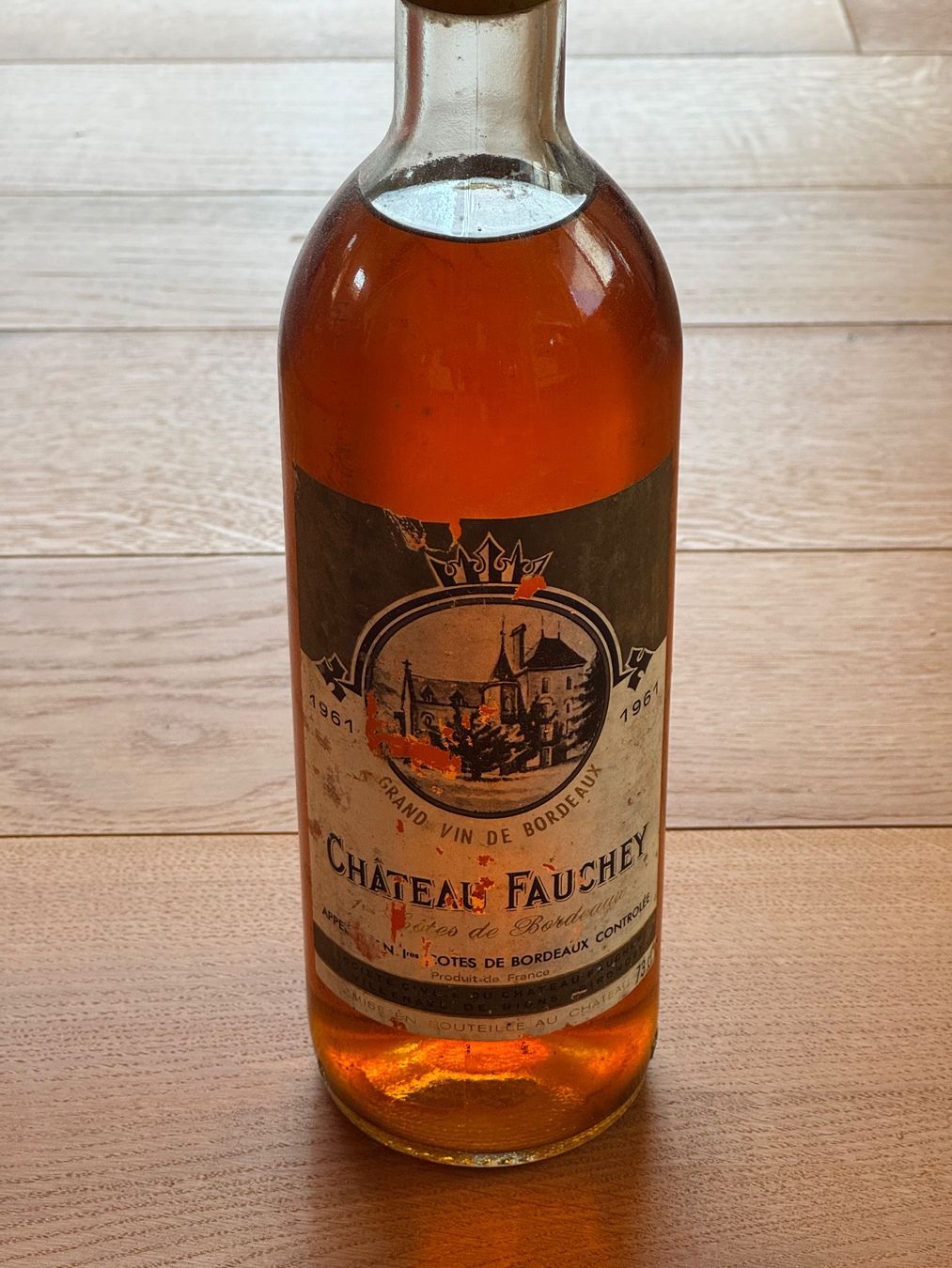 Vino: Château Fauchey 1961 – Nuovo (secondo la descrizione) da Langenthal venduto da vully30 1