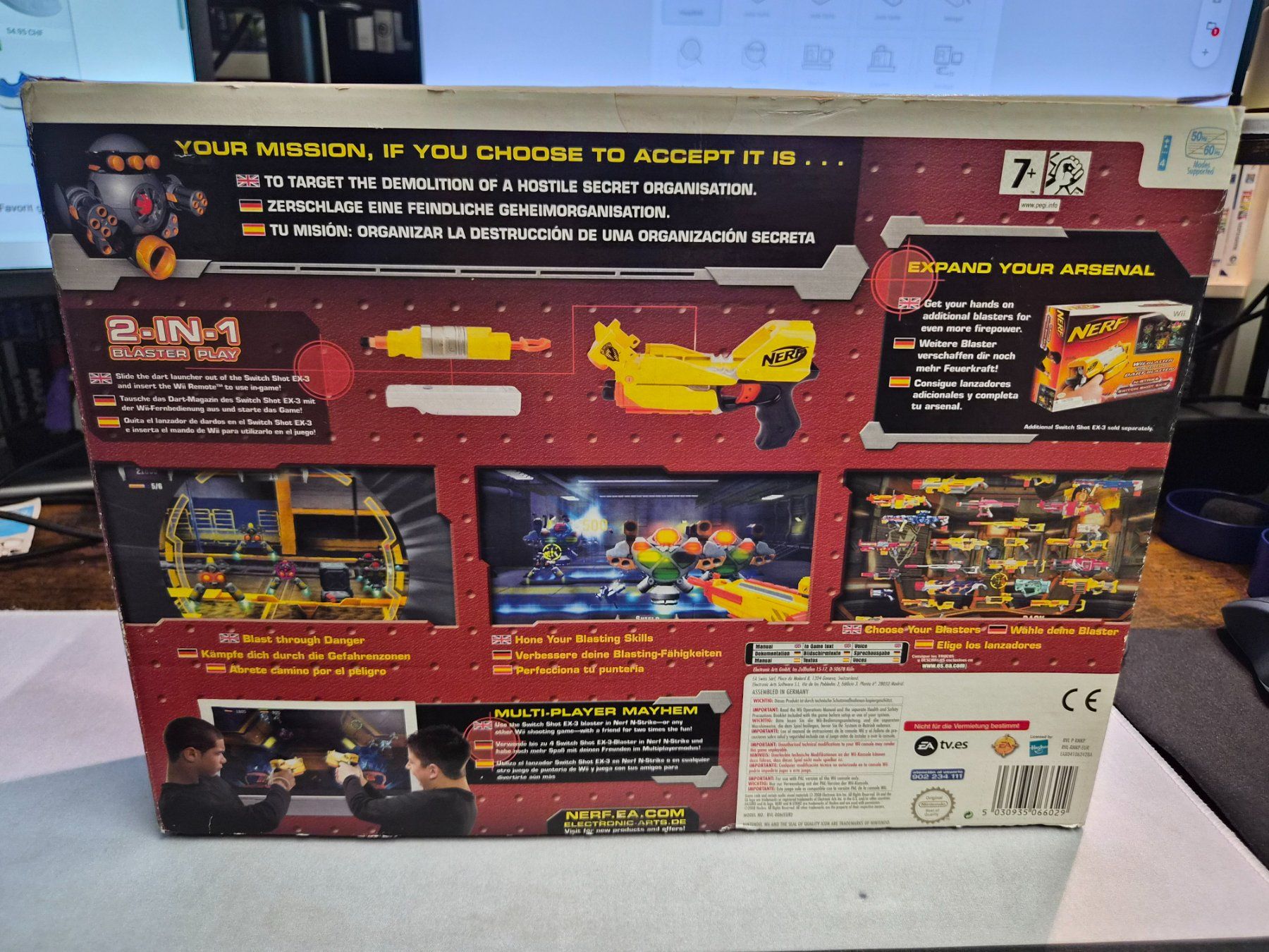 Nintendo Spiele: Nerf N-Strike Action Pack Video Game & Switch Shot EX-3 – Neu und originalverpackt aus Zürich von Joselito0 1