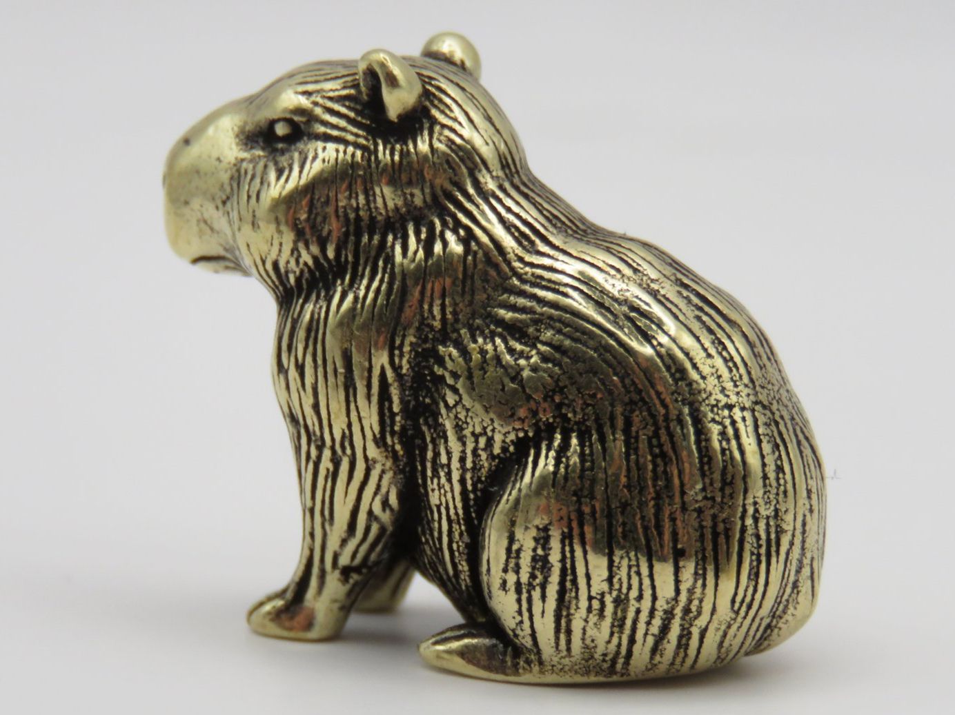 Statuette: Messing-Figur - CAPYBARA - Dekoration - Grösse: 2,5x2cm – Nuovo e nell'imballaggio originale da Grenchen venduto da Yamahwildstar16 2