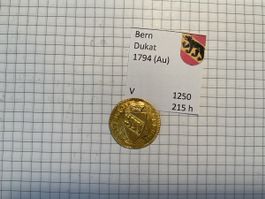 Schweizer Gold Münze Bern 1794
