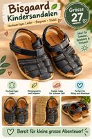 Kindersandalen Bisgaard Leder dunkelblau Grösse 27