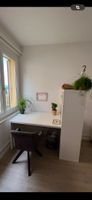 IKEA Kallax Regal weiss mit Schreibtisch