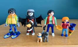 Playmobil lot de 4 figurines avec accessoires