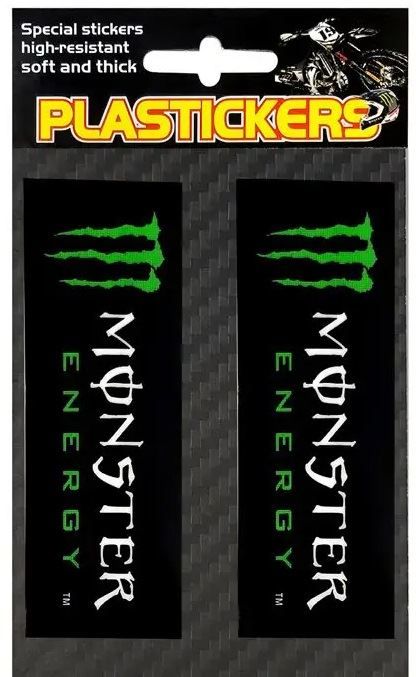 Sticker: Monster Energy Aufkleber Sticker 2er Set – Nuovo e nell'imballaggio originale da Goldach venduto da SSRConzept
