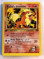 Blaine's Growlithe Gym Challenge 1st - MINT - ab 1.-