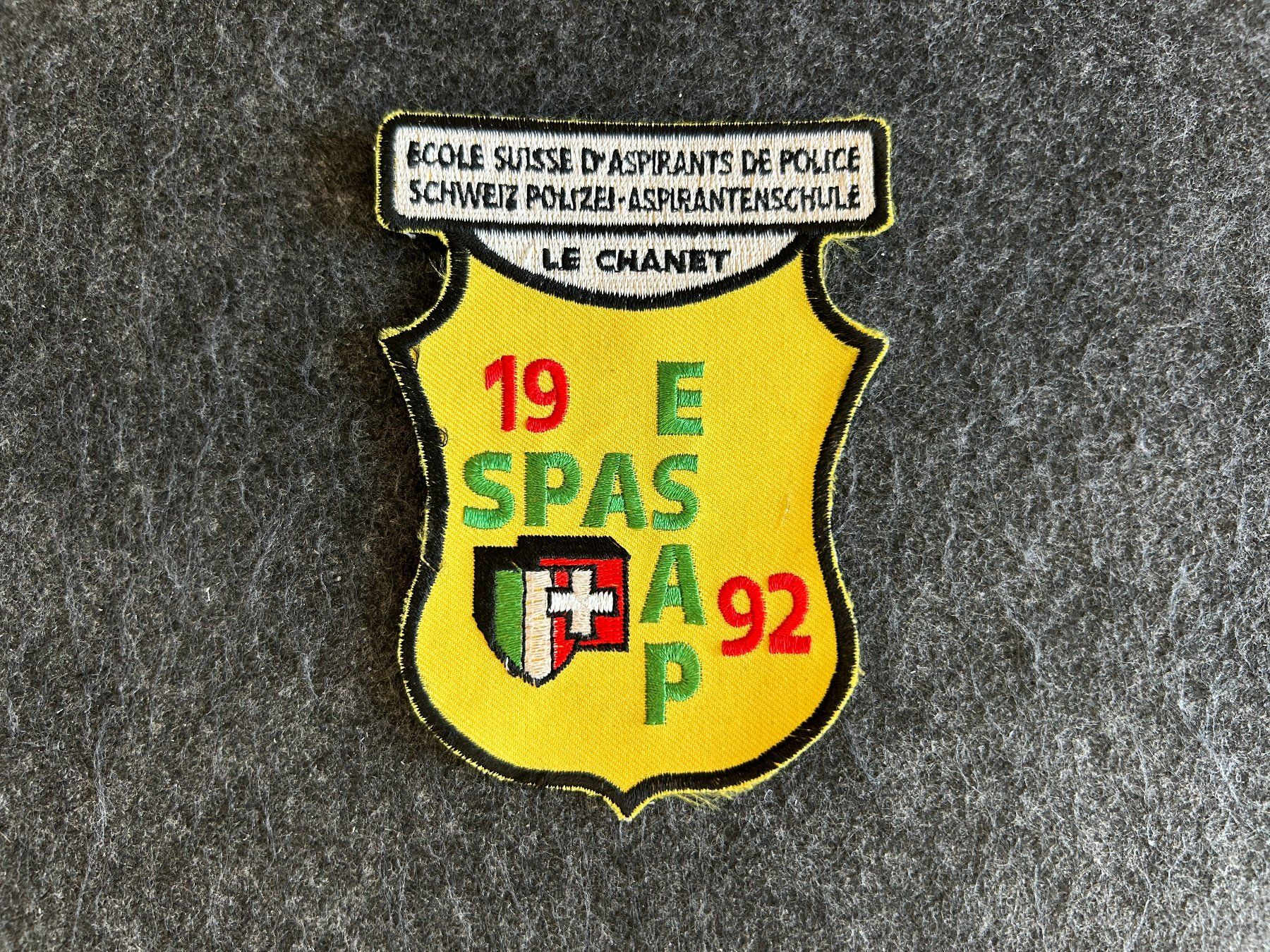 Plaketten & Abzeichen: Patch, SPI, SPAS ESAP 1992 – Gebraucht aus Berikon von DGC-1995