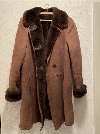 Echter Lammfellmantel