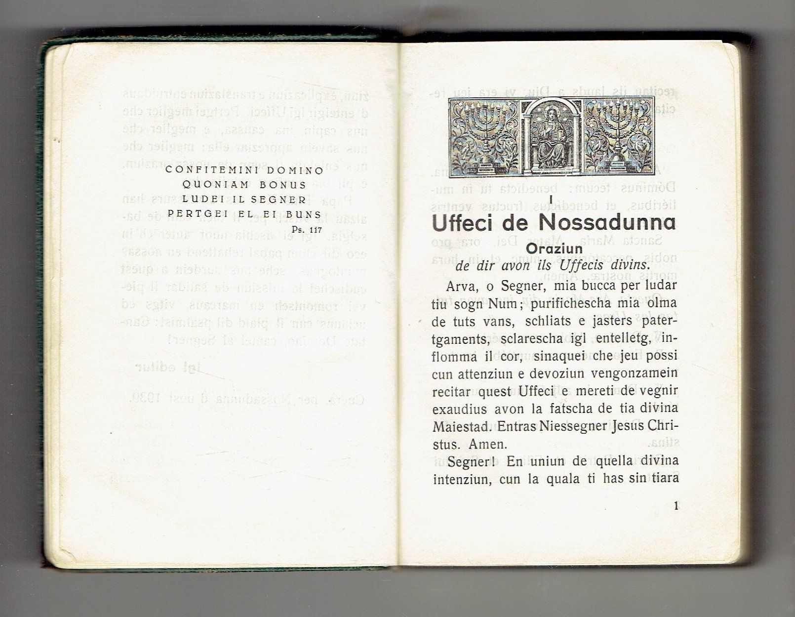 Bücher: CUDISCH D' UFFICEI, 1940 – Gebraucht aus Flims - Dorf von Stagediver 2
