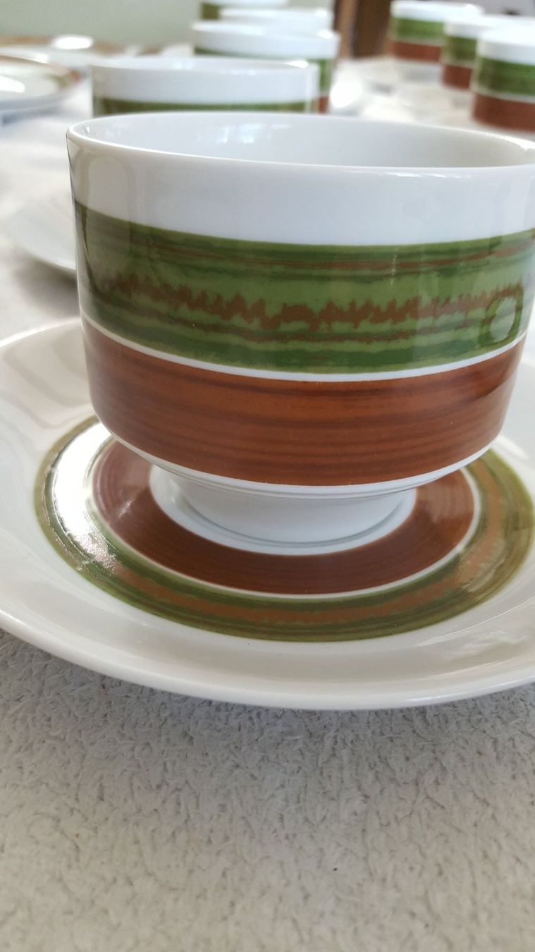 Set di piatti: Teller und Tassen, Mitterteich Bavaria – Usato da Schönengrund venduto da Liane63 4