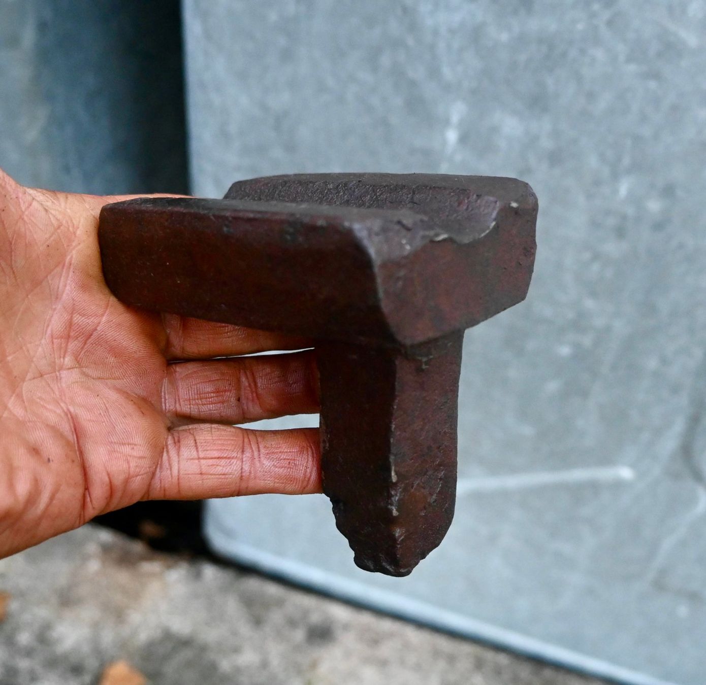 Werkzeuge: alter geschmiedeter Amboss-Einsatz / Amboss-Horn 9 x 7cm – Gebraucht aus Pfaffhausen von mono_rec 7