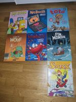 Lot de 7 bandes dessinées humoristiques diverses