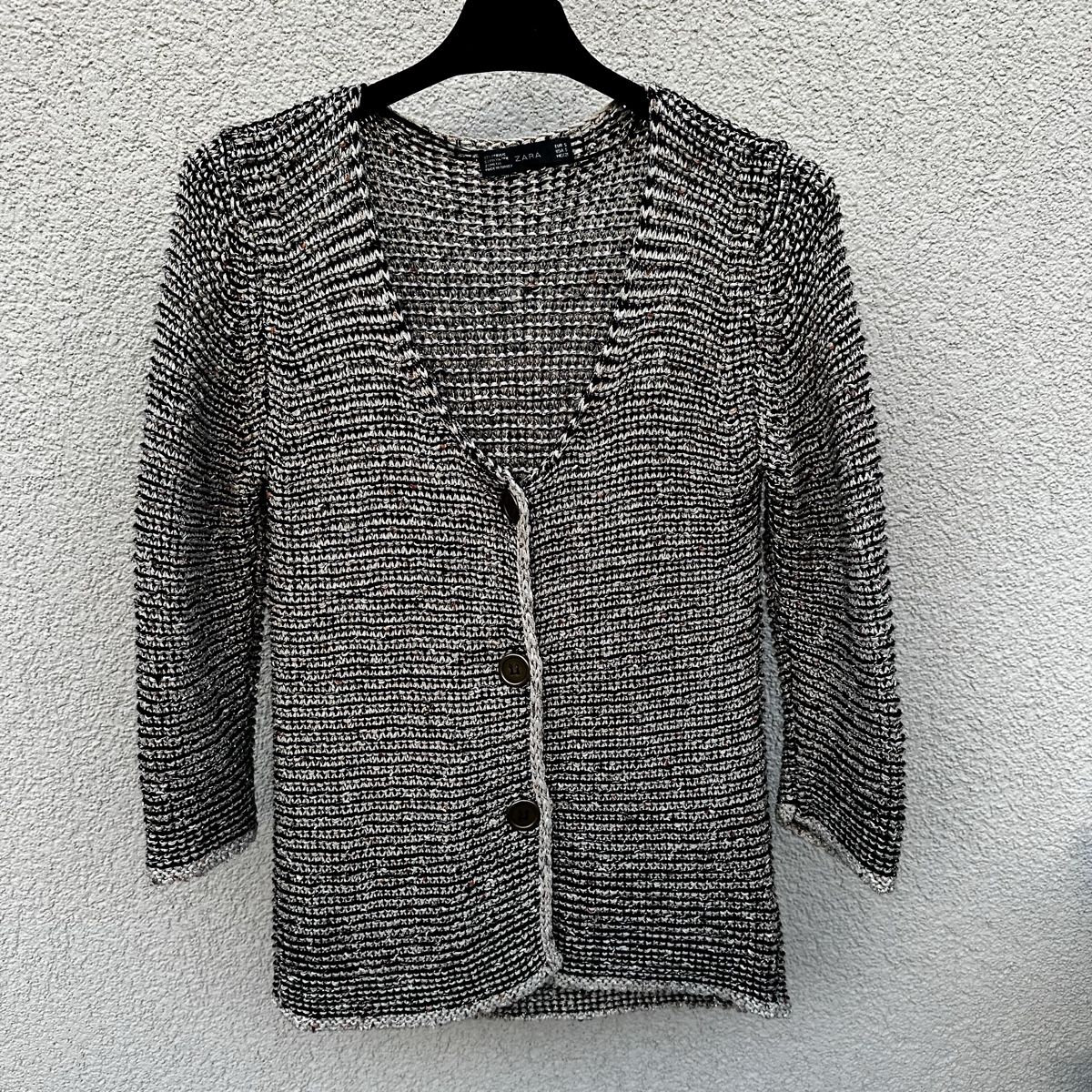 Zara Giacche: Zara Strickjacke Mehrfarbig Gestreift mit Lurex  – Usato da Zürich venduto da zor_9n5z 4