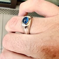 Bague en argent - Apatite