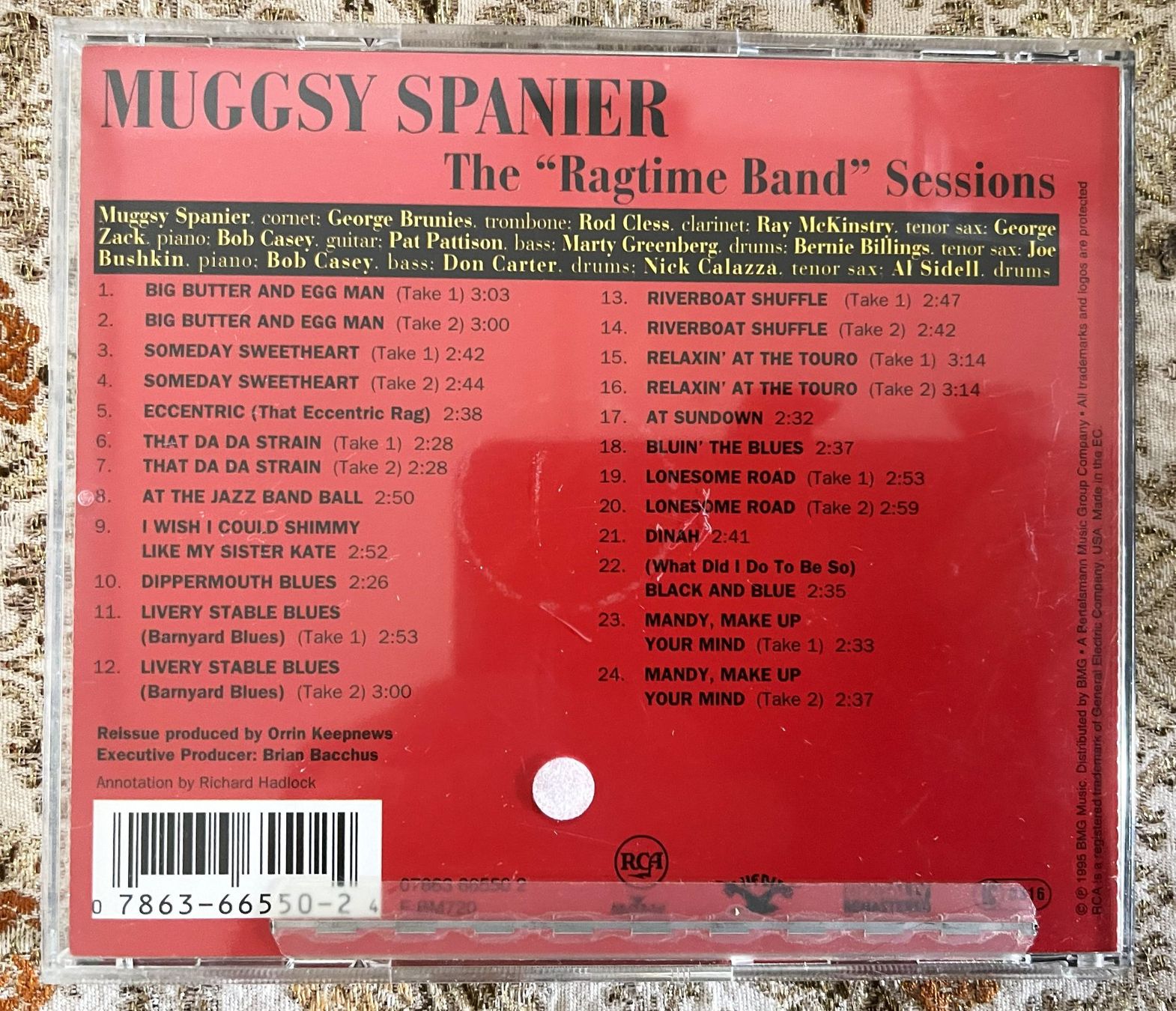 CDs: MUGGSY SPANIER: The "Ragtime Band" Sessions CD – Gebraucht aus Oftringen von Vucki 1