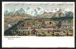 Gurten-Kulm, Ortsansicht mit Restaurant