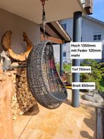 Hängesessel Outdoor , 135cm Hoch, Feder 12cm, Sommerhit!