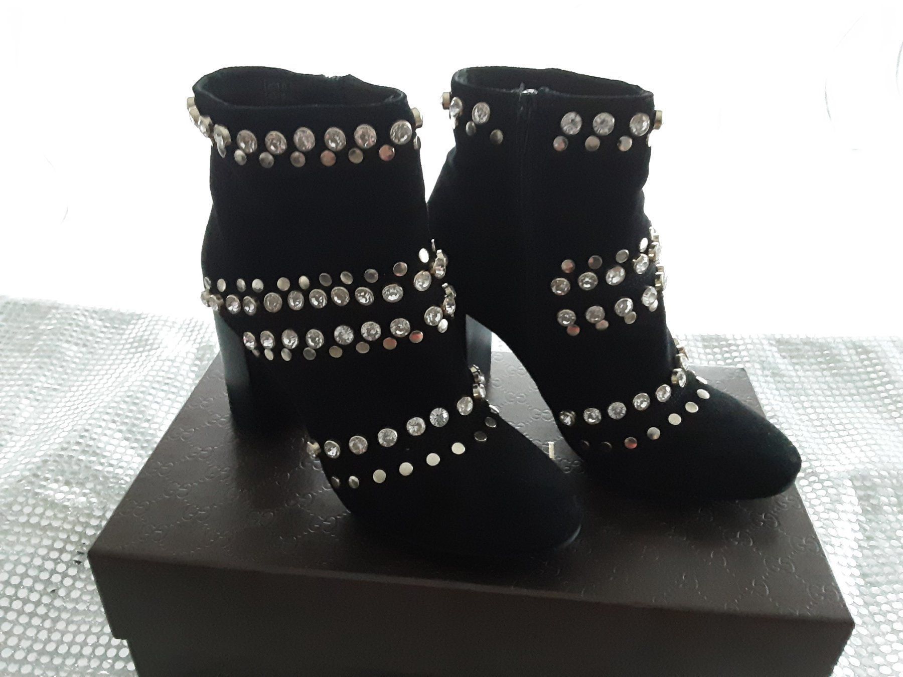 Scarpe da donna: Strass stiefletten   HUMANIK  gr 39 – Nuovo e nell'imballaggio originale da wolfhalden venduto da 46464646 2