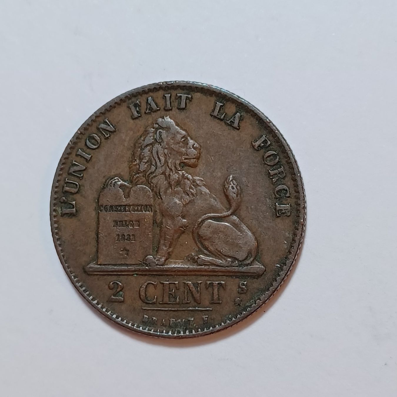 Tutti le monete: 2 Centimes 1870 Belgien – Usato da Pfäffikon ZH venduto da Welt_Muenzen