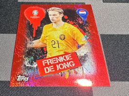 Topps Uefa Euro EM 2024 NED 3 Frenkie De Jong