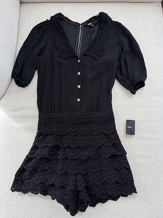 Maje Jumpsuit mit Shorts, Gr. 36 (FR 38)