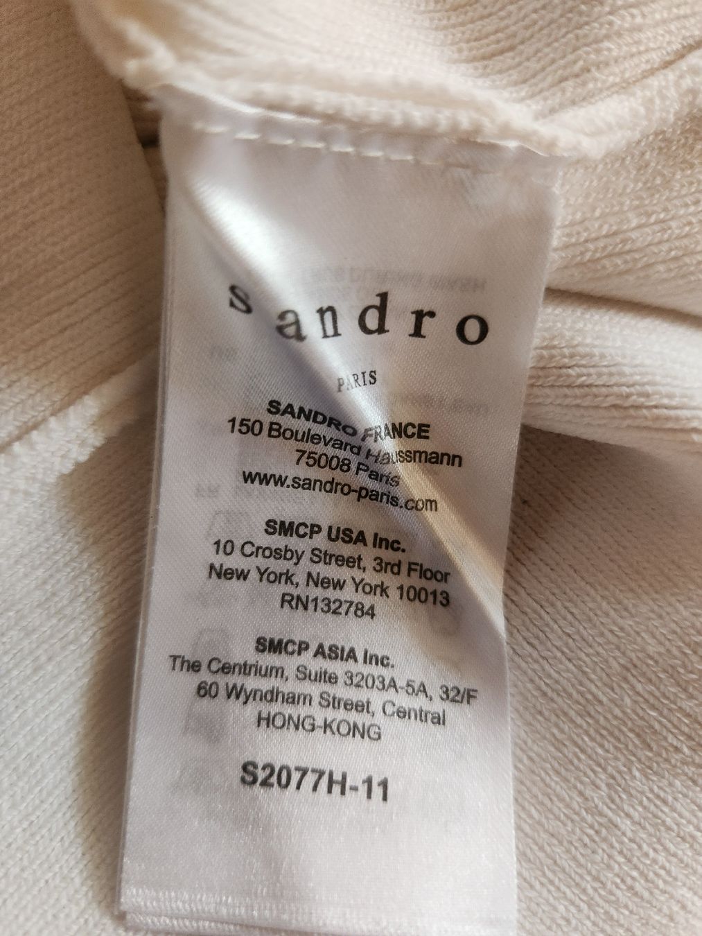 Sandro Maglioni & Felpe: Pull Sandro femme blanc et rouge taille  M/L – Usato da Niedergösgen venduto da Eva2410 4
