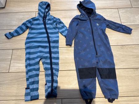 Jungs Overalls Set,Fleece und Softgel, Gr98/104