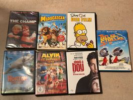 DVD Sammlung 7 Filme (Simpsons und weitere)