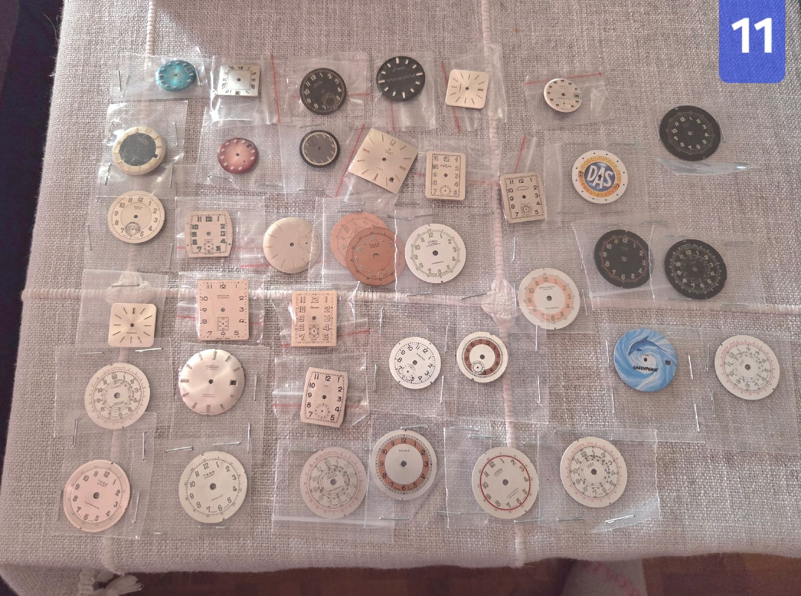 Orologi: lot de divers cadrans 39 pcs – Usato da la Chaux-de-Fonds venduto da Firenze6