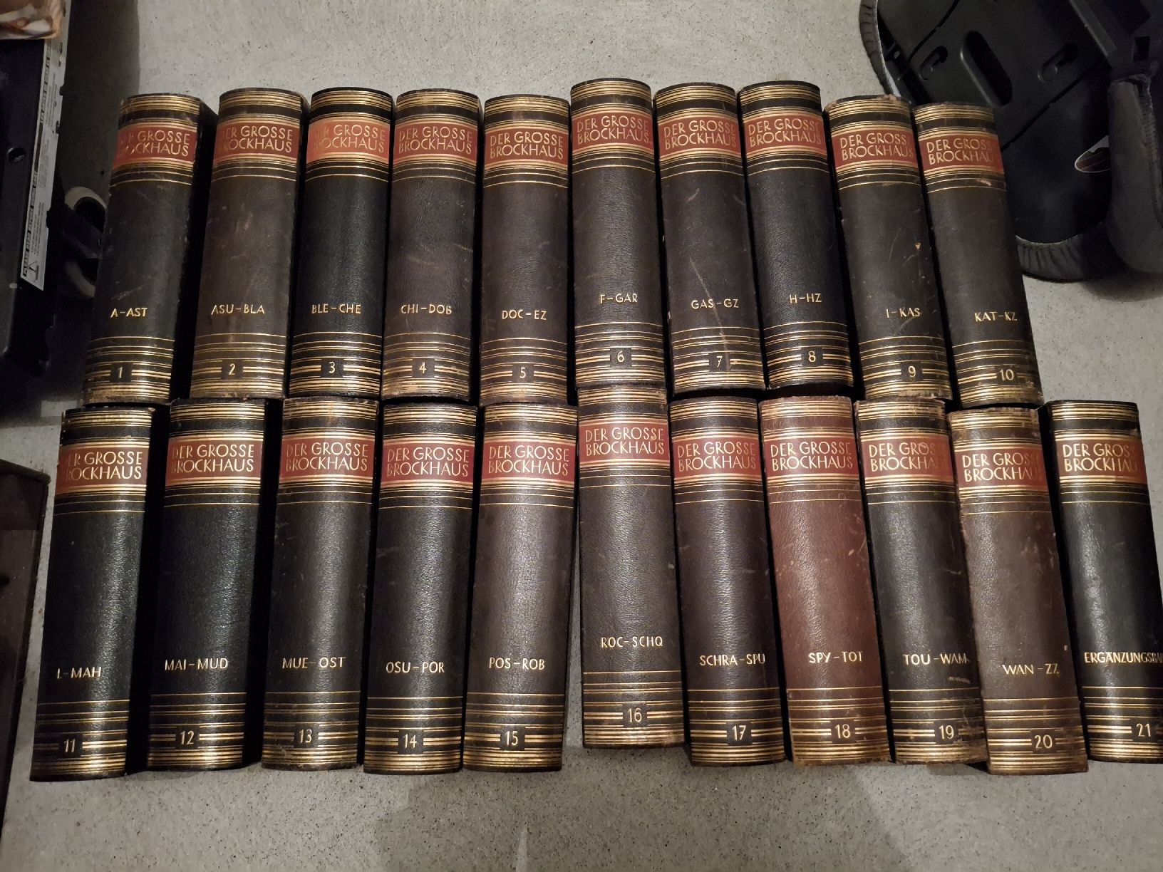 Libri: Brockhaus 20+1 Bände von 1928 – Usato da Busswil BE venduto da sch_rv7p