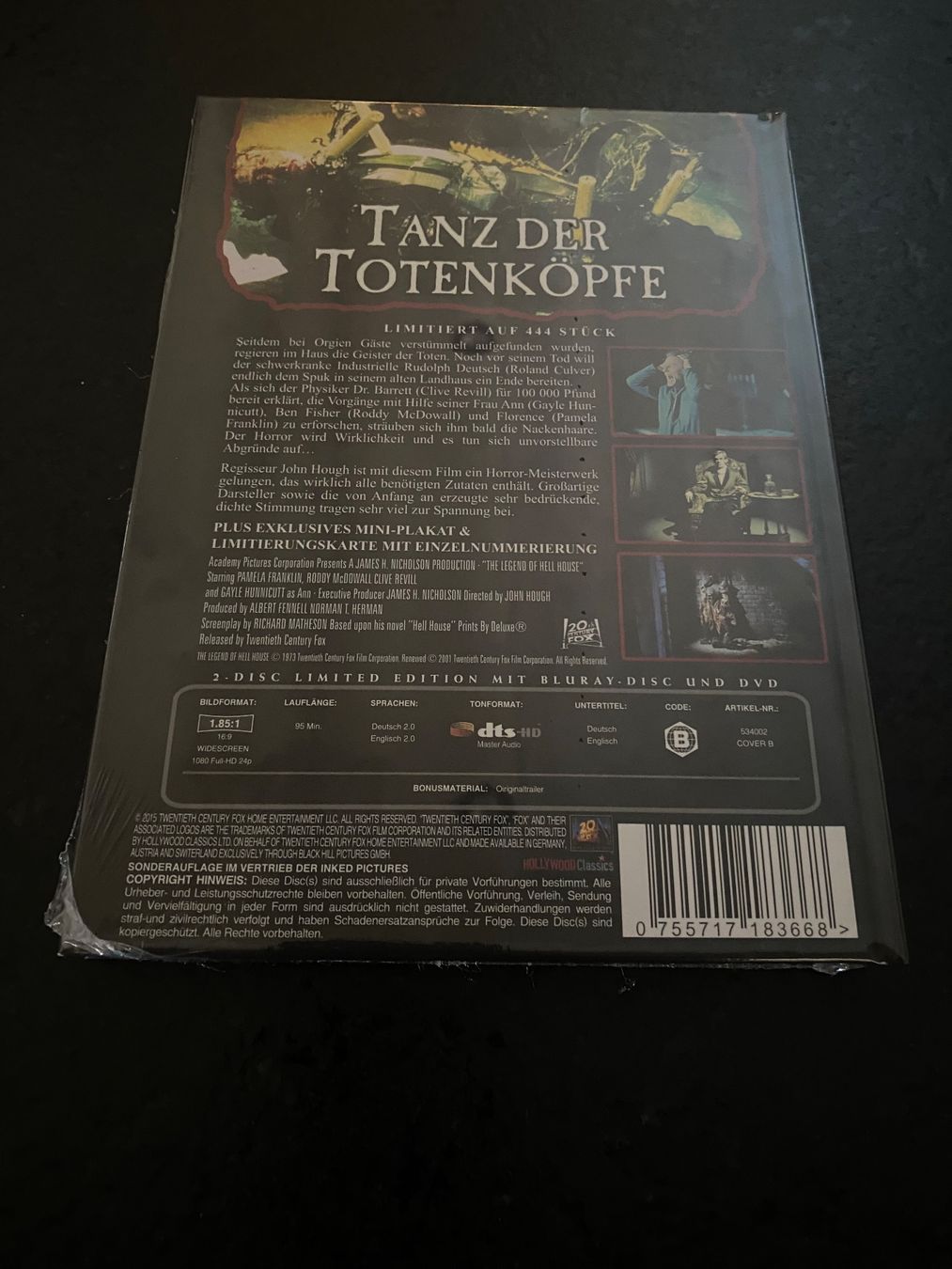Tutti i DVDs: Tanz der Totenköpfe Mediabook Blu-ray + DVD OVP – Nuovo e nell'imballaggio originale da Schmitten FR venduto da FilmRarities 1