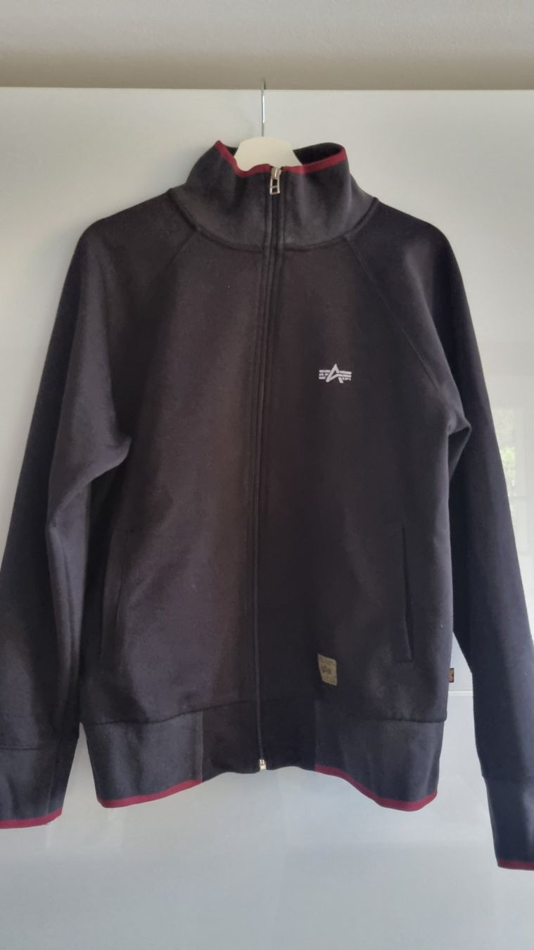 Giacche: Alpha Industries Trainingsjacke schwarz gebraucht – Usato da Rickenbach LU venduto da erli75 1