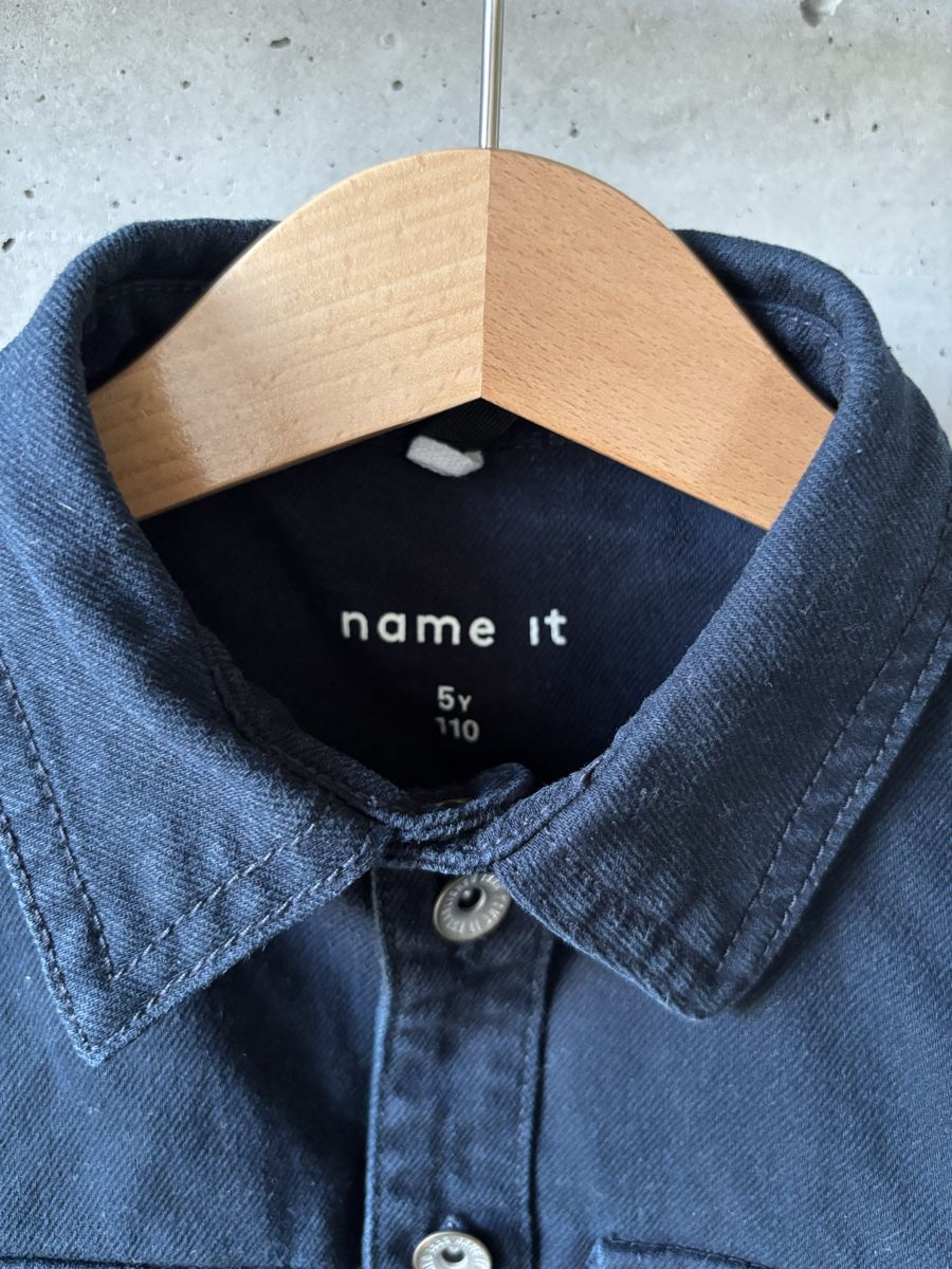 Name It Vestes & Manteaux: Jeansjacke Name it 110 blau Denim Overshirt  – D'occasion à Rebstein par wendy321meins 3