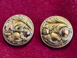 ✨ Boucles d’oreilles vintage italiennes dorées style oriente