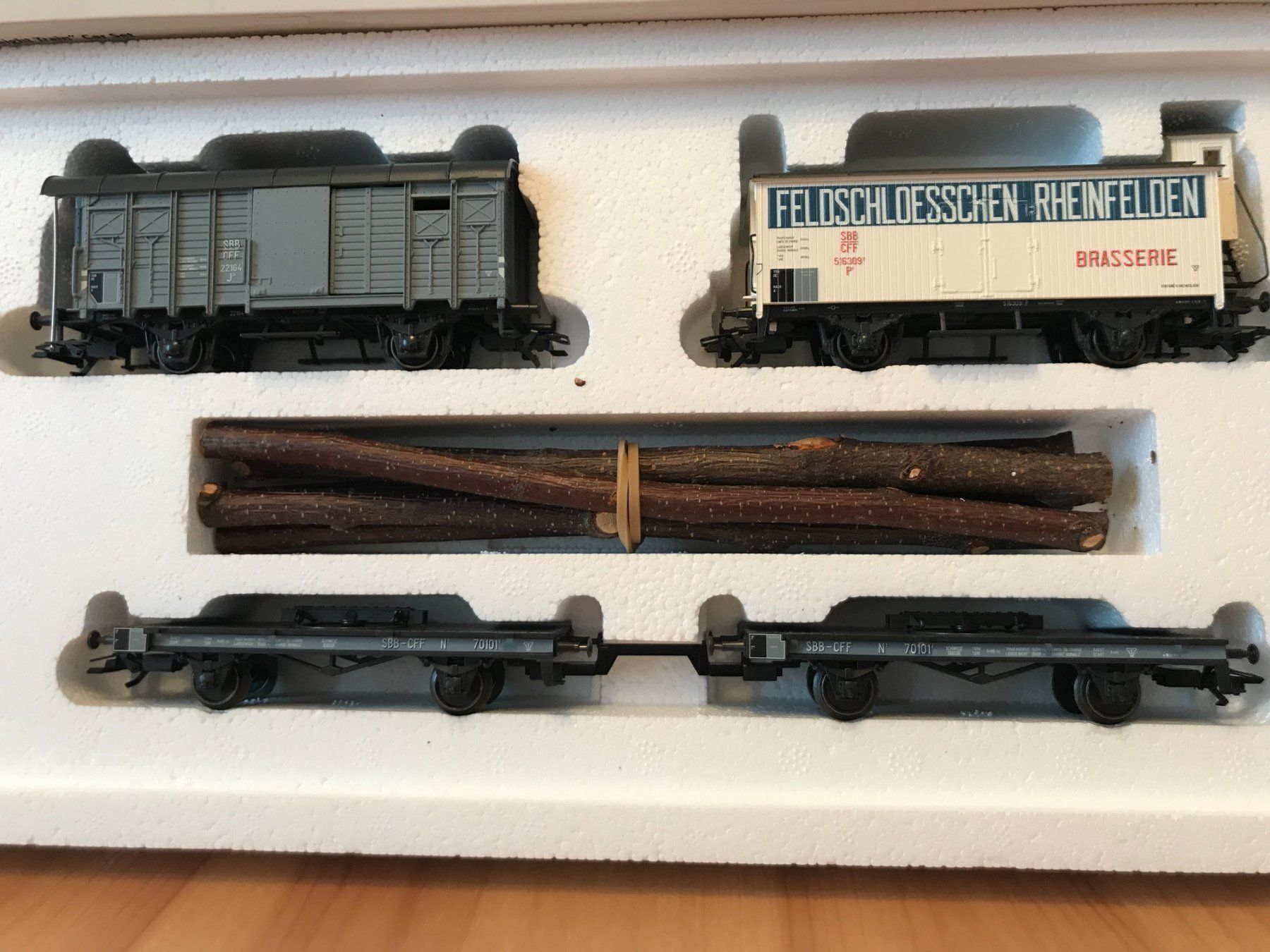 Märklin Modellini di ferrovie: Märklin 48803, SBB Güterwagen-Set – Nuovo e nell'imballaggio originale da Frauenfeld venduto da Thurgovia88 2