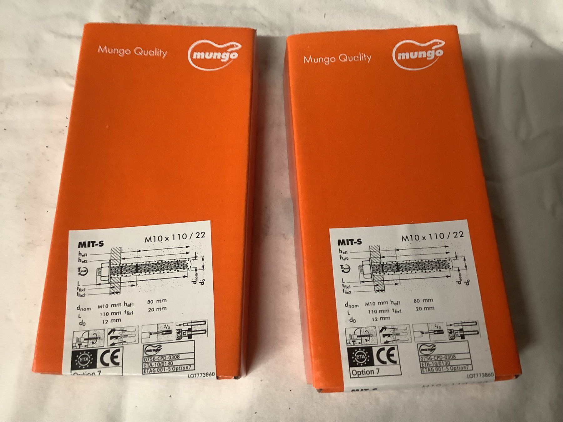 Anker: MUNGO SCHRAUBEN M10X110 – Neu und originalverpackt aus Glarus von Mdelphi 1