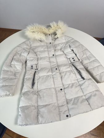 Wintermantel mit Fellkapuze, Gr. M, Top Zustand!