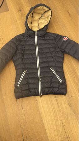 Daunenjacke Colmar schwarz mit Kapuze gebraucht