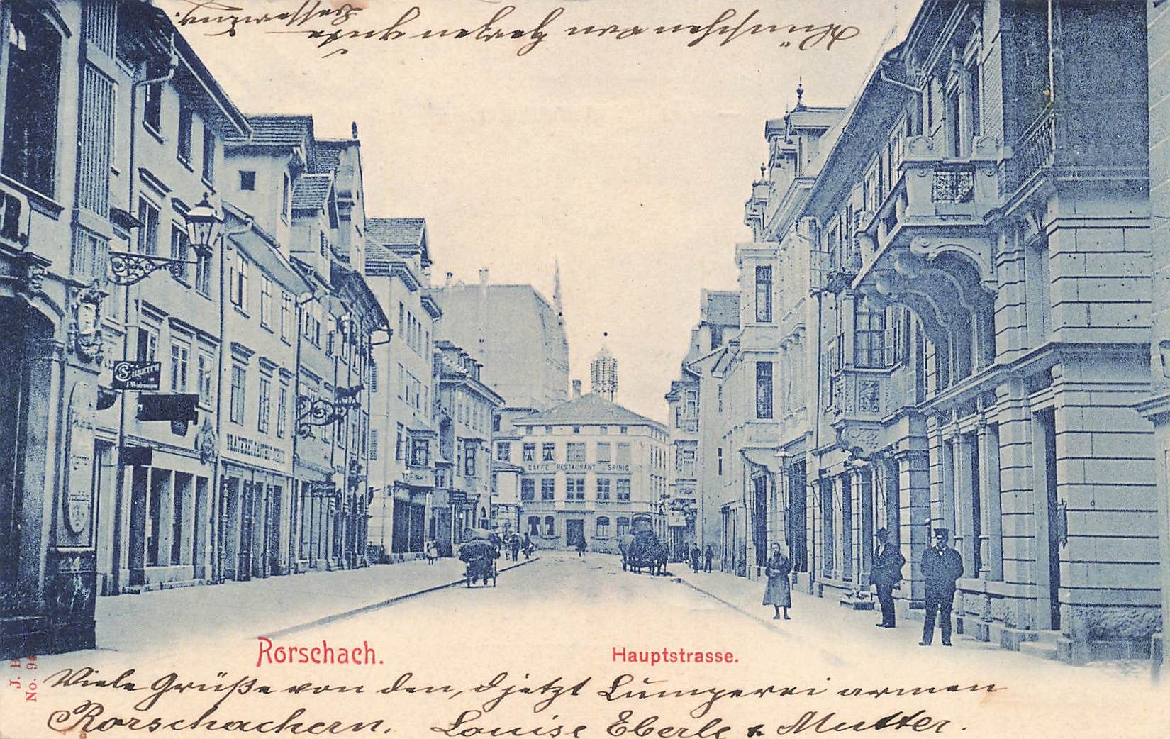 Cartoline postali: Rorschach (SG) Hauptstrasse – Usato da Biasca venduto da Blenio71