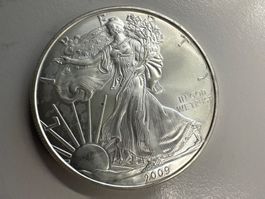 1 Unze Silber American Eagle 2009