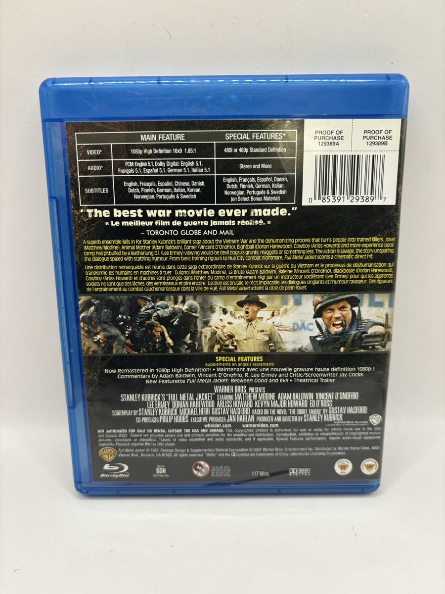 Tutti i DVDs: Blu-ray Full Metal Jacket – Usato da Genève venduto da sho_67qj 1