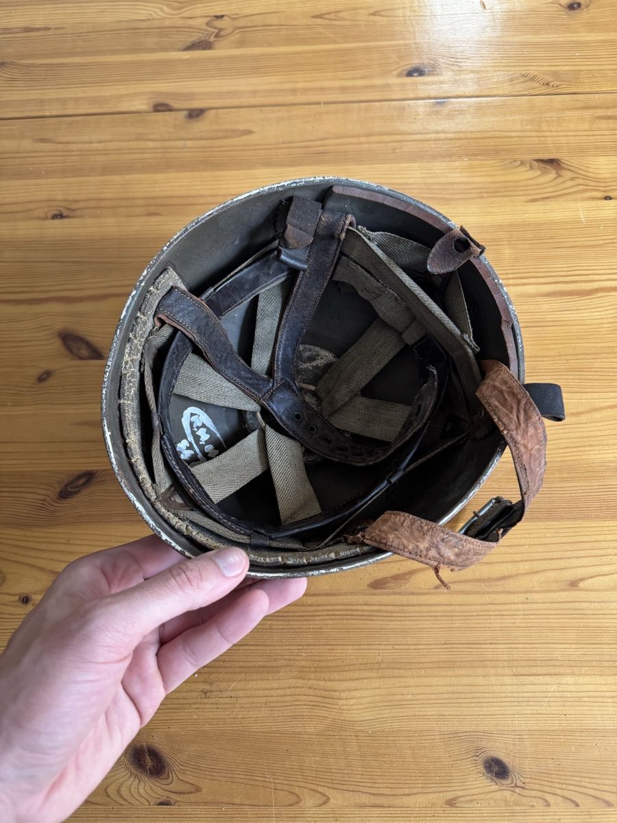 Uniformen & Effekten: Casco militare americano ? Ww2 ww1 – Gebraucht aus Genève von Atelier.Curio 3